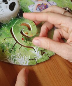 Puzzle en bois, fabriqué à la main, en France, en Loire Atlantique - illustration originale de Luminaile, un conte 