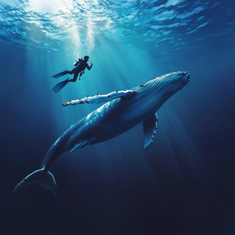 Explorons le plaisir de nos passions - la passion de plonger avec les grands animaux marins