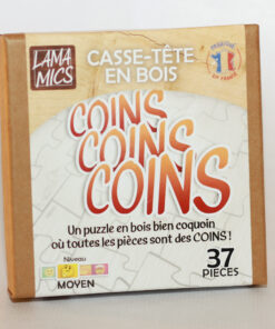 Casse-tête en bois "Coins Coins Coins" - Moyen - 37 pièces