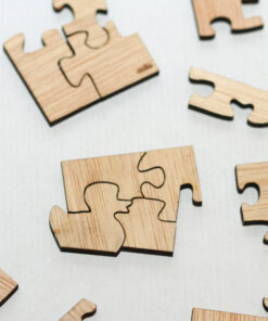 Puzzle Coins Coins Coins - toutes les pièces sont des coins - puzzle en bois - fabrication francaise