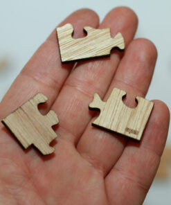 Puzzle Coins Coins Coins - toutes les pièces sont des coins - puzzle en bois - fabrication francaise
