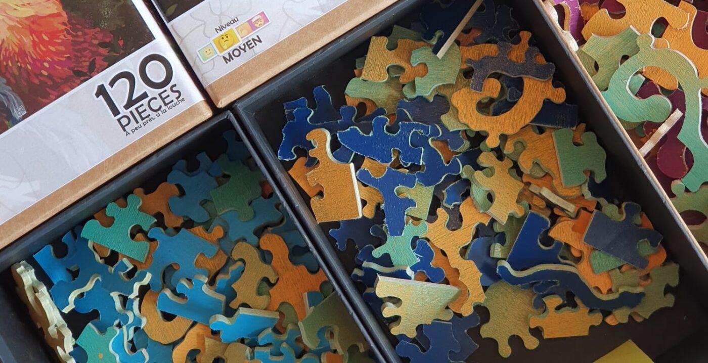 Puzzles en bois fabriqués à la main, en France, avec du bois de France