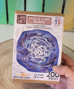 Puzzle en bois - Balade océane - 200 pièces