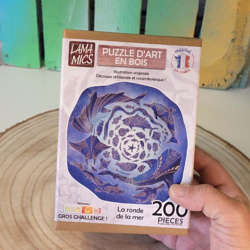 Puzzles en bois conçus, imaginés et fabriqués à vigneux de bretagne, en loire atlantique, en France.