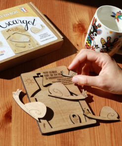 Casse-tête en bois : Petit Escargot